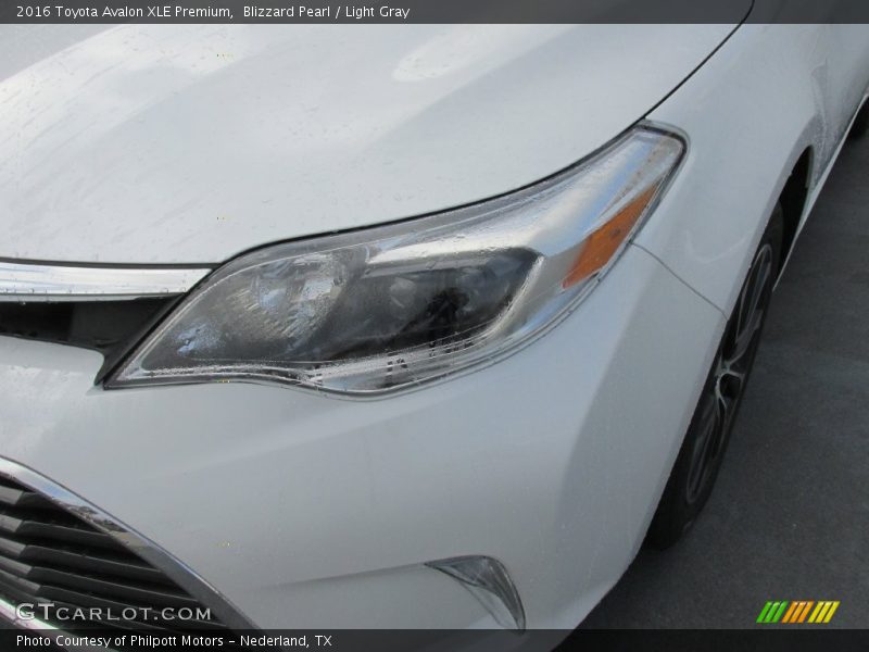 Blizzard Pearl / Light Gray 2016 Toyota Avalon XLE Premium