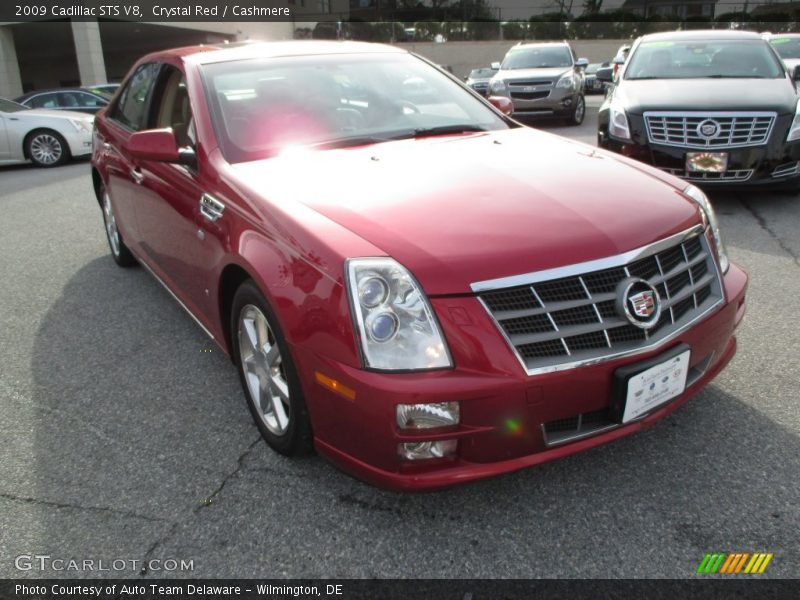 Crystal Red / Cashmere 2009 Cadillac STS V8