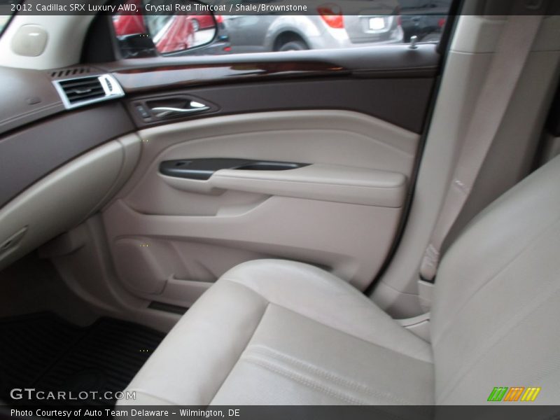 Crystal Red Tintcoat / Shale/Brownstone 2012 Cadillac SRX Luxury AWD