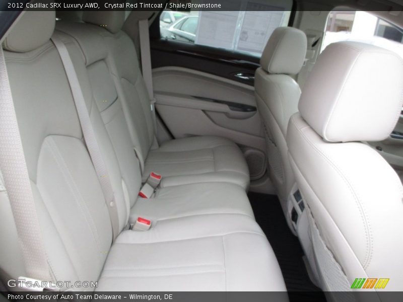 Crystal Red Tintcoat / Shale/Brownstone 2012 Cadillac SRX Luxury AWD