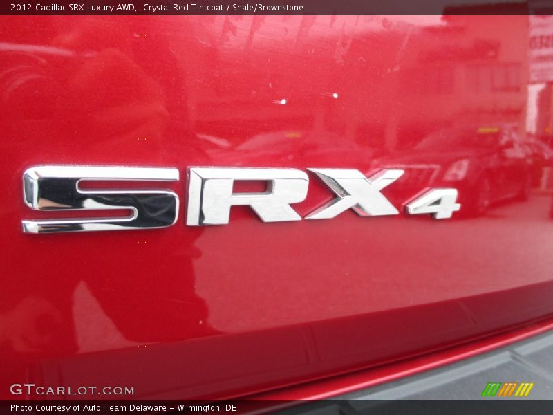 Crystal Red Tintcoat / Shale/Brownstone 2012 Cadillac SRX Luxury AWD