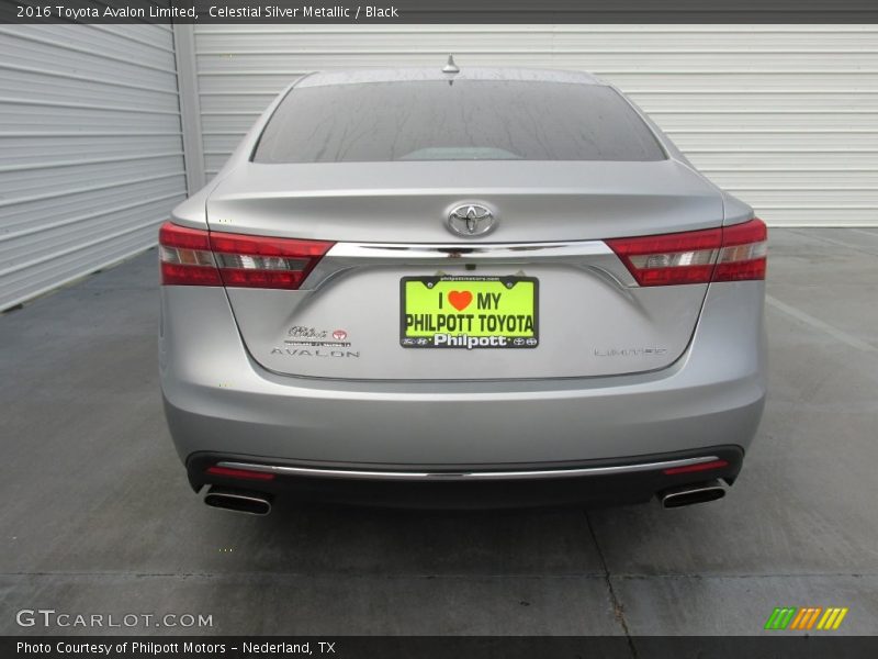 Celestial Silver Metallic / Black 2016 Toyota Avalon Limited