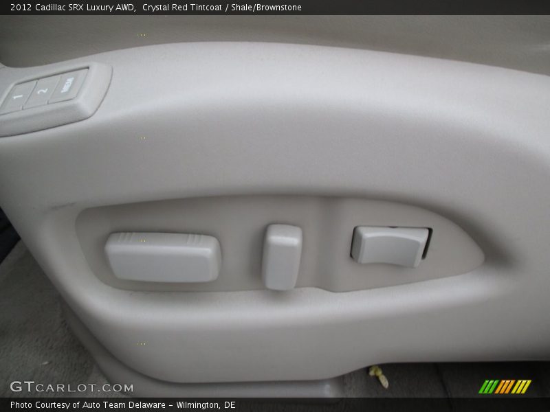 Crystal Red Tintcoat / Shale/Brownstone 2012 Cadillac SRX Luxury AWD