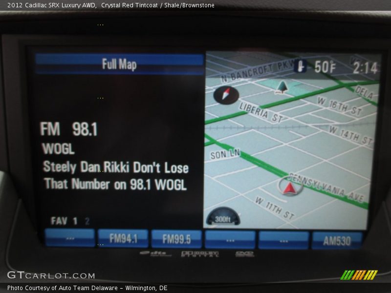 Crystal Red Tintcoat / Shale/Brownstone 2012 Cadillac SRX Luxury AWD