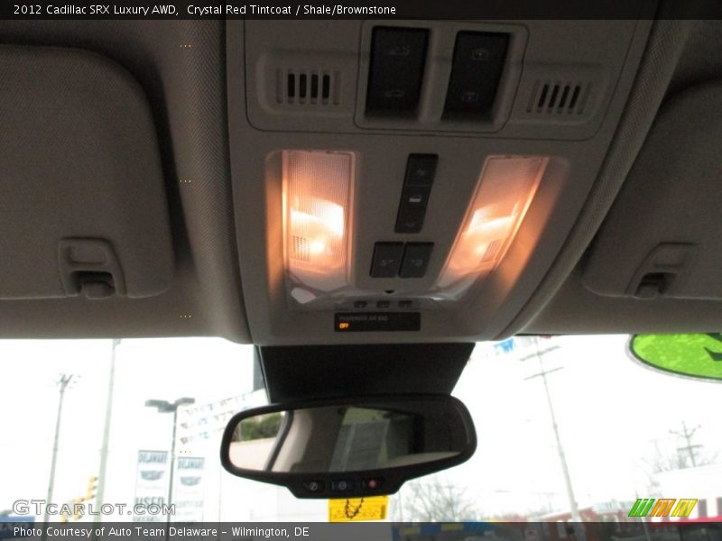 Crystal Red Tintcoat / Shale/Brownstone 2012 Cadillac SRX Luxury AWD