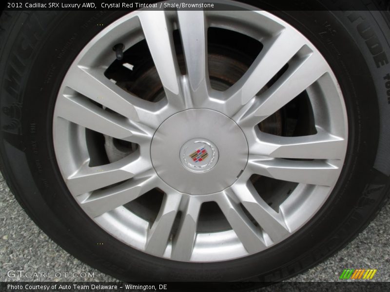 Crystal Red Tintcoat / Shale/Brownstone 2012 Cadillac SRX Luxury AWD