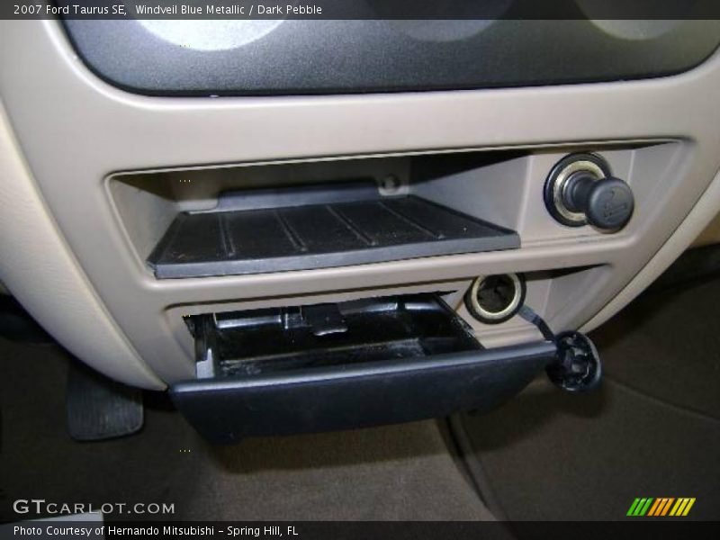 Windveil Blue Metallic / Dark Pebble 2007 Ford Taurus SE