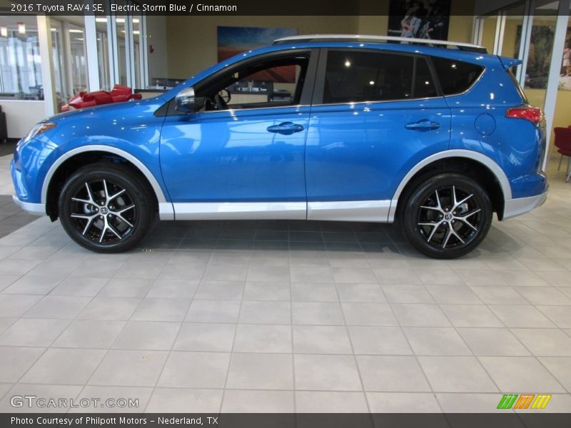  2016 RAV4 SE Electric Storm Blue