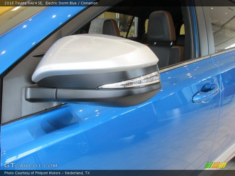 Electric Storm Blue / Cinnamon 2016 Toyota RAV4 SE