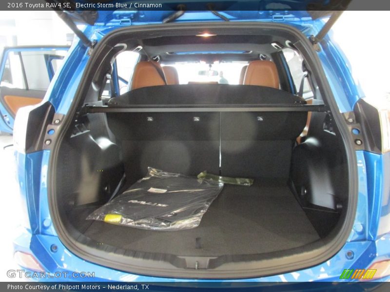 Electric Storm Blue / Cinnamon 2016 Toyota RAV4 SE