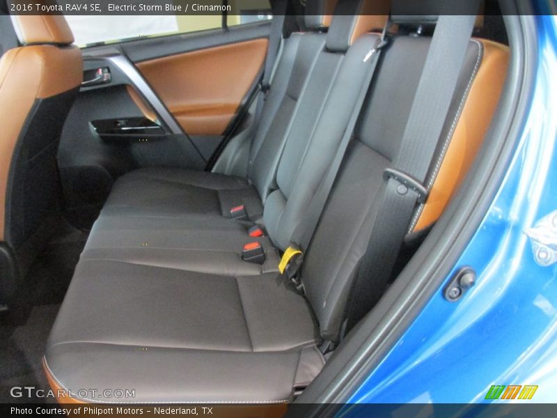 Electric Storm Blue / Cinnamon 2016 Toyota RAV4 SE