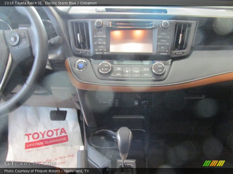 Electric Storm Blue / Cinnamon 2016 Toyota RAV4 SE