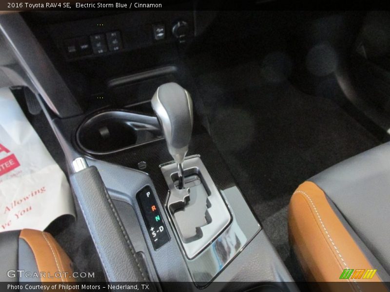 Electric Storm Blue / Cinnamon 2016 Toyota RAV4 SE