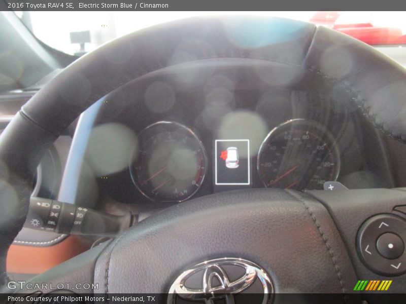 Electric Storm Blue / Cinnamon 2016 Toyota RAV4 SE