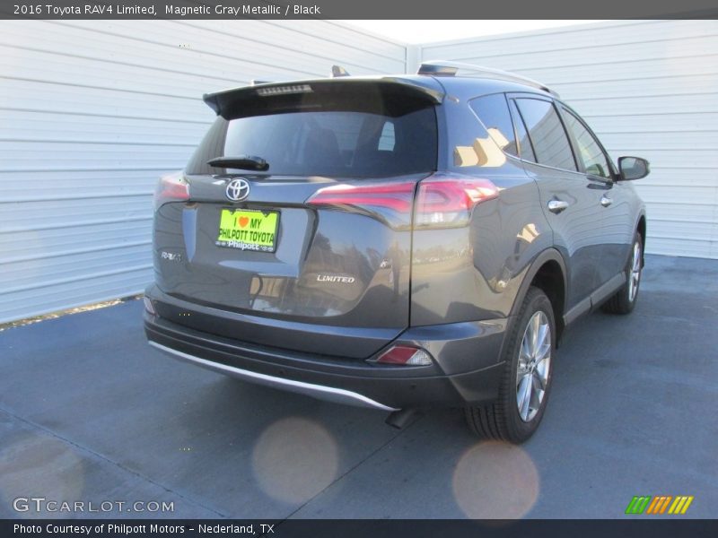 Magnetic Gray Metallic / Black 2016 Toyota RAV4 Limited