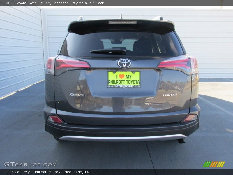 Magnetic Gray Metallic / Black 2016 Toyota RAV4 Limited
