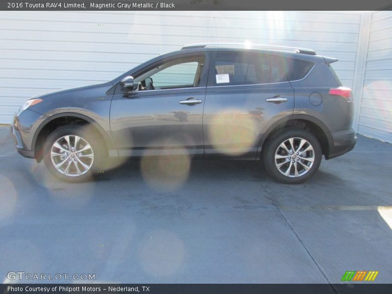 Magnetic Gray Metallic / Black 2016 Toyota RAV4 Limited