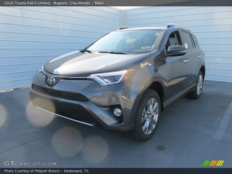 Magnetic Gray Metallic / Black 2016 Toyota RAV4 Limited