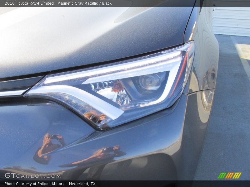 Magnetic Gray Metallic / Black 2016 Toyota RAV4 Limited