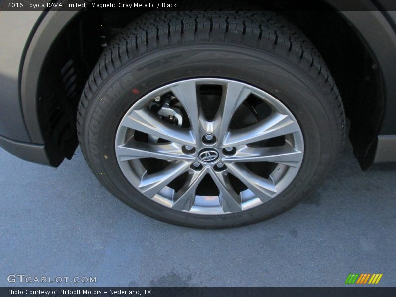 Magnetic Gray Metallic / Black 2016 Toyota RAV4 Limited