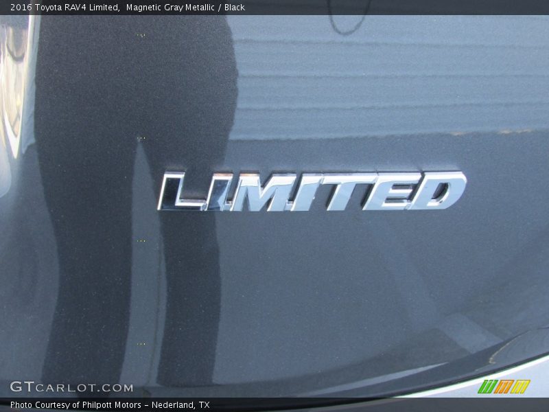 Magnetic Gray Metallic / Black 2016 Toyota RAV4 Limited