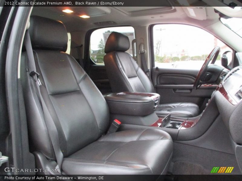 Black Raven / Ebony/Ebony 2012 Cadillac Escalade Premium AWD