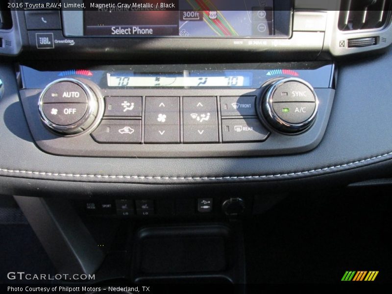 Magnetic Gray Metallic / Black 2016 Toyota RAV4 Limited