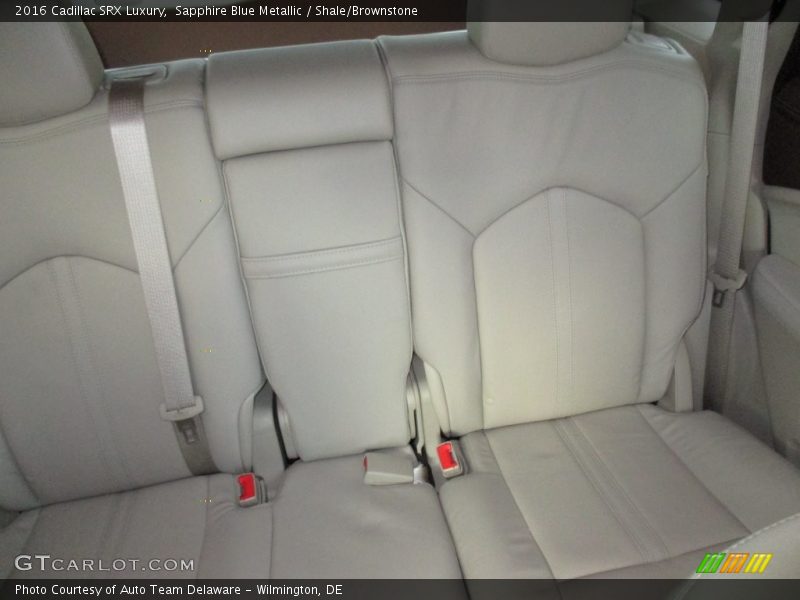 Sapphire Blue Metallic / Shale/Brownstone 2016 Cadillac SRX Luxury