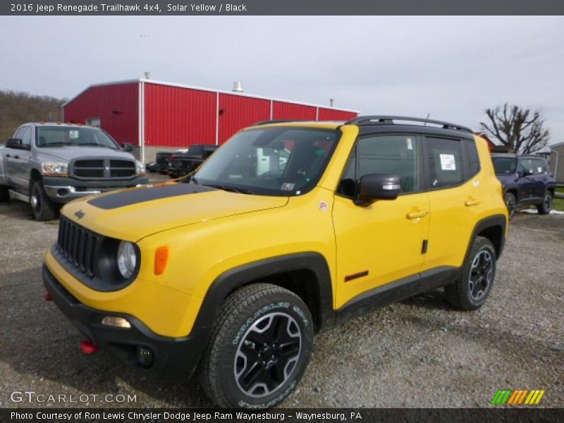Solar Yellow / Black 2016 Jeep Renegade Trailhawk 4x4