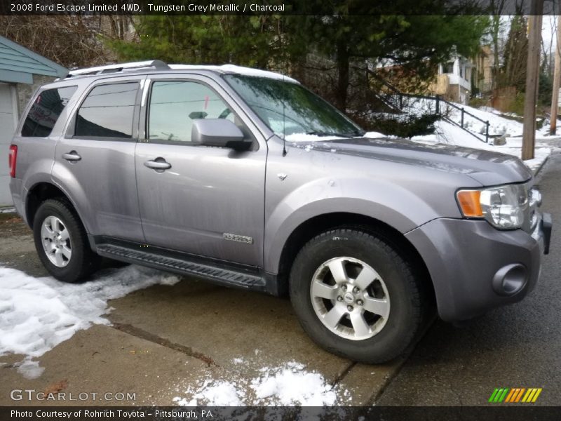 Tungsten Grey Metallic / Charcoal 2008 Ford Escape Limited 4WD
