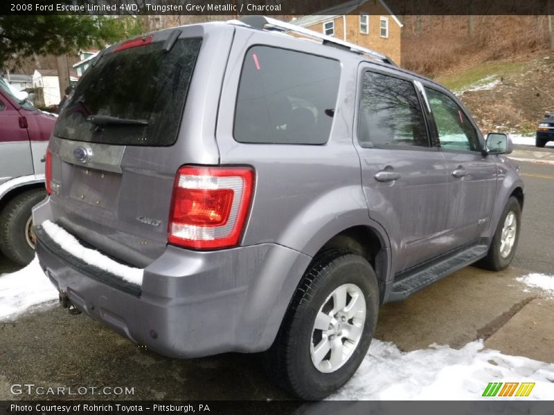 Tungsten Grey Metallic / Charcoal 2008 Ford Escape Limited 4WD