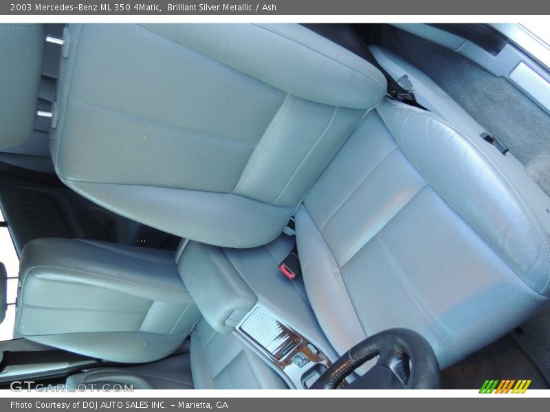 Brilliant Silver Metallic / Ash 2003 Mercedes-Benz ML 350 4Matic