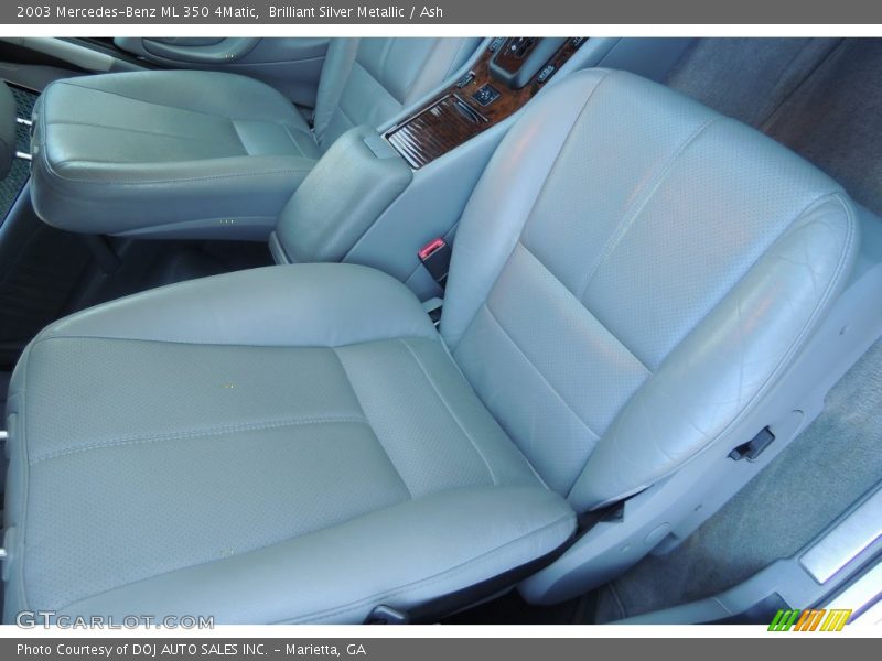 Brilliant Silver Metallic / Ash 2003 Mercedes-Benz ML 350 4Matic