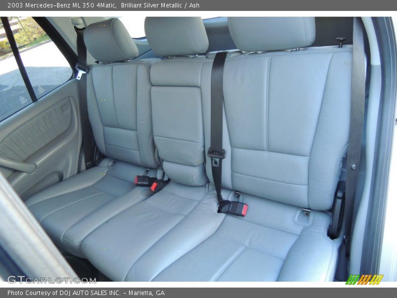 Brilliant Silver Metallic / Ash 2003 Mercedes-Benz ML 350 4Matic
