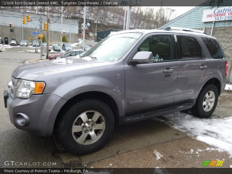Tungsten Grey Metallic / Charcoal 2008 Ford Escape Limited 4WD