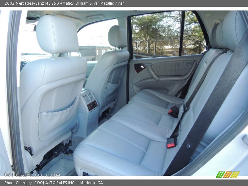 Brilliant Silver Metallic / Ash 2003 Mercedes-Benz ML 350 4Matic