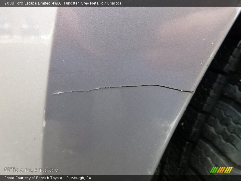 Tungsten Grey Metallic / Charcoal 2008 Ford Escape Limited 4WD