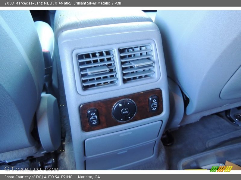 Brilliant Silver Metallic / Ash 2003 Mercedes-Benz ML 350 4Matic