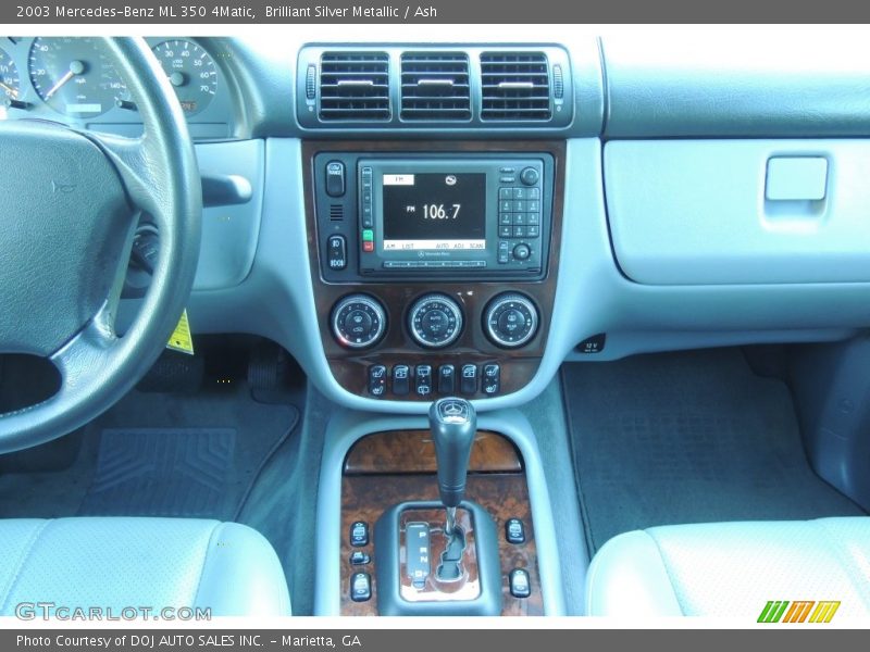 Brilliant Silver Metallic / Ash 2003 Mercedes-Benz ML 350 4Matic