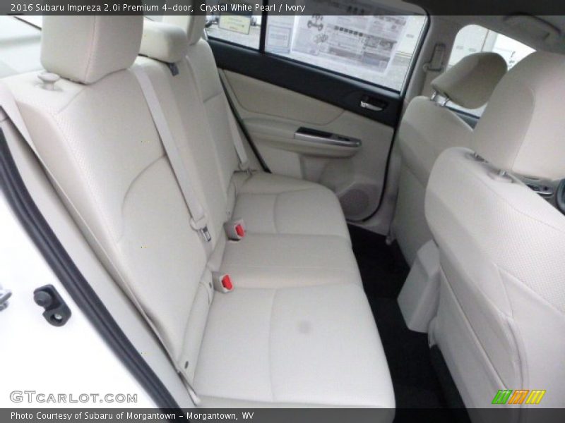 Crystal White Pearl / Ivory 2016 Subaru Impreza 2.0i Premium 4-door