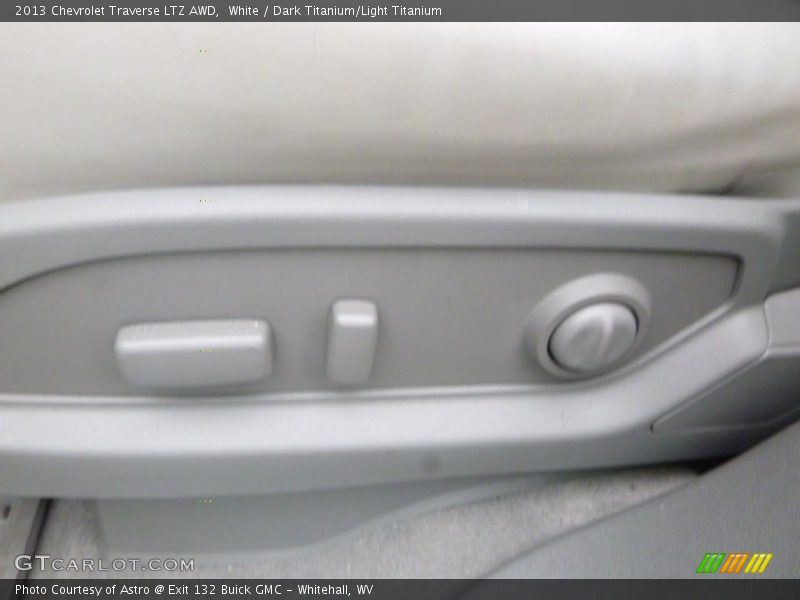White / Dark Titanium/Light Titanium 2013 Chevrolet Traverse LTZ AWD