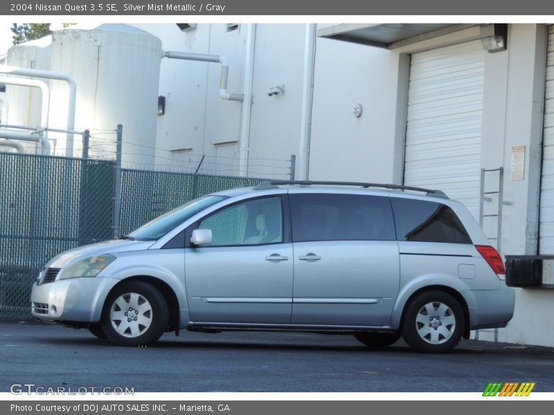 Silver Mist Metallic / Gray 2004 Nissan Quest 3.5 SE