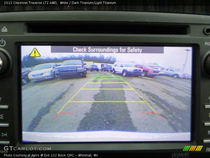 White / Dark Titanium/Light Titanium 2013 Chevrolet Traverse LTZ AWD