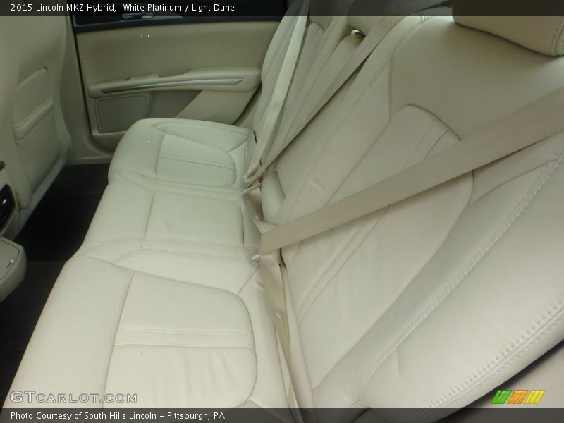 White Platinum / Light Dune 2015 Lincoln MKZ Hybrid