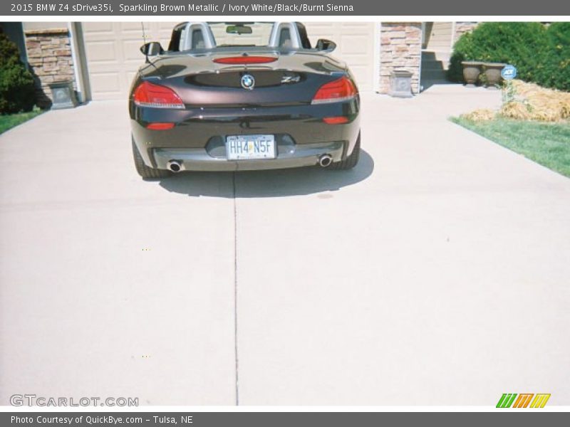Sparkling Brown Metallic / Ivory White/Black/Burnt Sienna 2015 BMW Z4 sDrive35i