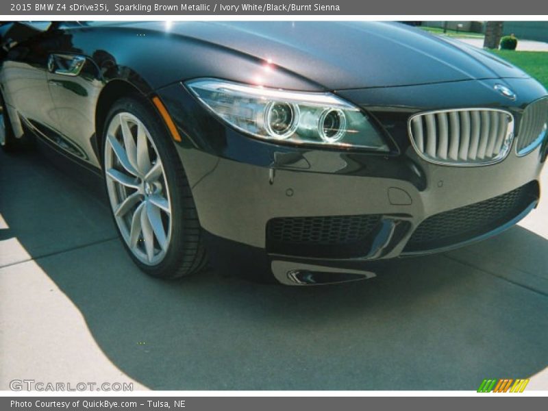 Sparkling Brown Metallic / Ivory White/Black/Burnt Sienna 2015 BMW Z4 sDrive35i