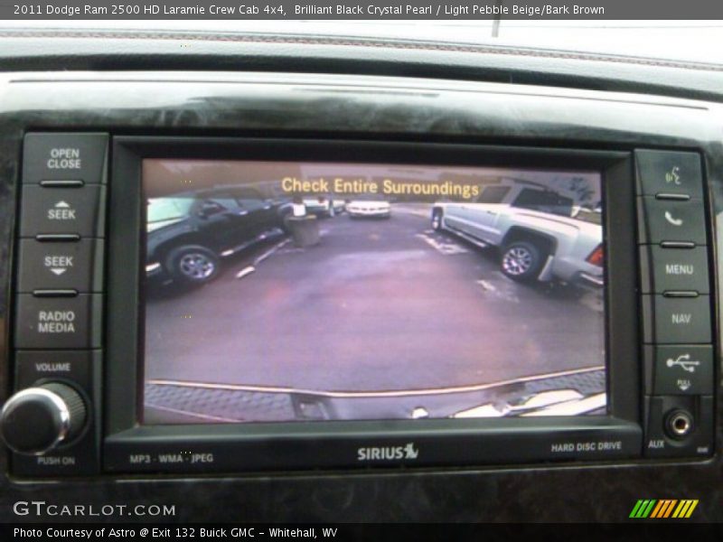 Brilliant Black Crystal Pearl / Light Pebble Beige/Bark Brown 2011 Dodge Ram 2500 HD Laramie Crew Cab 4x4