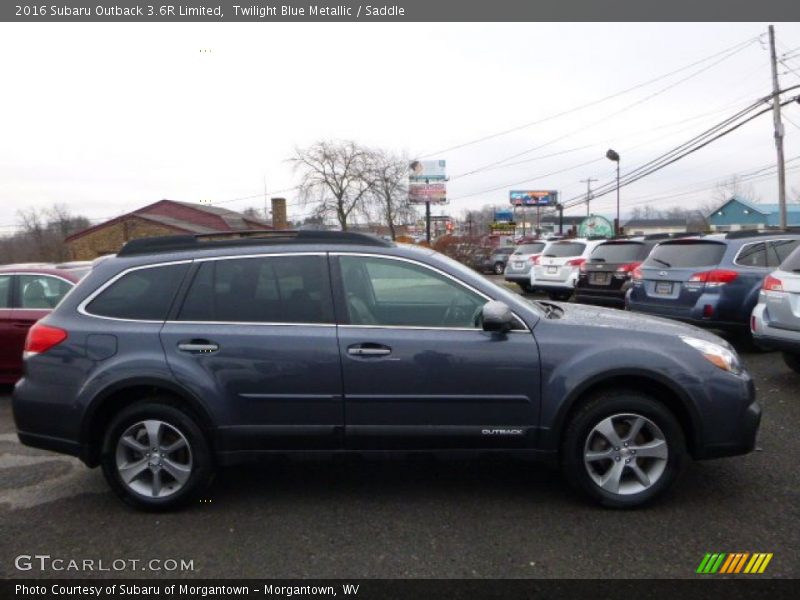 Twilight Blue Metallic / Saddle 2016 Subaru Outback 3.6R Limited