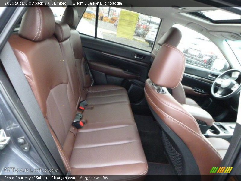 Twilight Blue Metallic / Saddle 2016 Subaru Outback 3.6R Limited