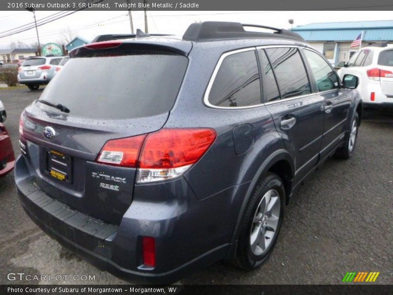 Twilight Blue Metallic / Saddle 2016 Subaru Outback 3.6R Limited